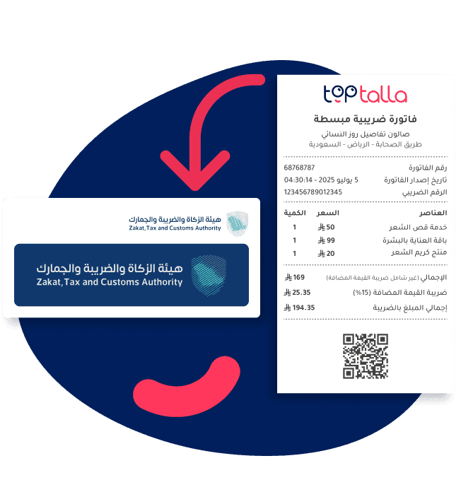 Toptalla interface: Follow integration and invoice status