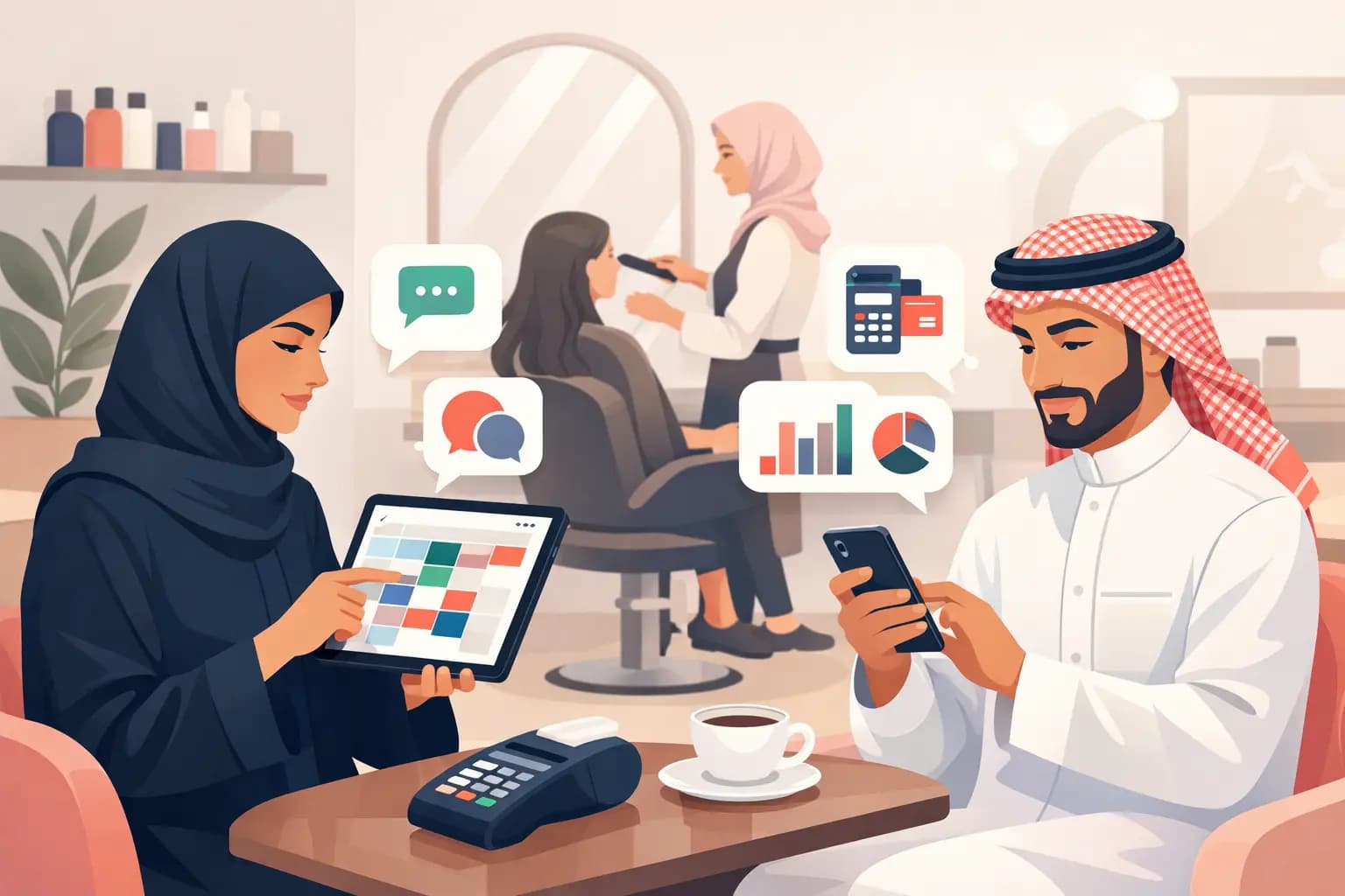 إدارة الصالونات التي تزيد الأرباح وتخفف الضغط