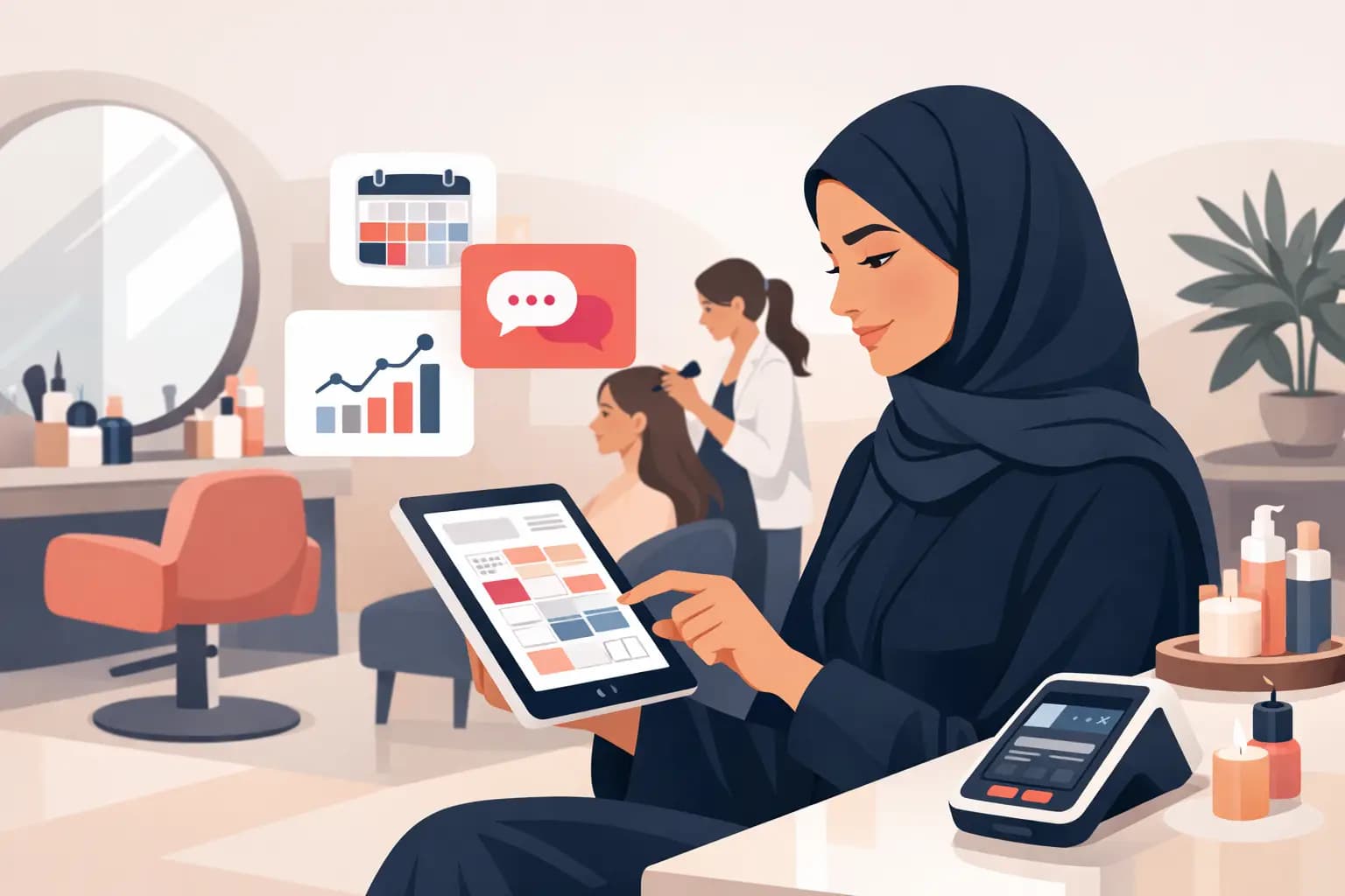 كيف تجيب عميلات جديدات للصالون بذكاء